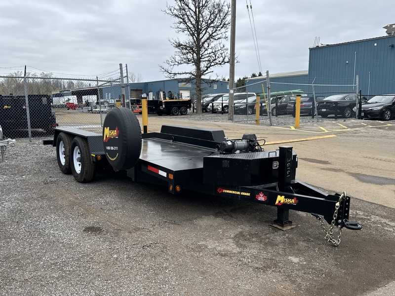 2025 Miska 7 Ton Hydraulic Drop Deck Trailer